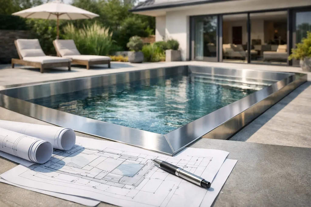 Edelstahlpool für Privatkunden richtig planen