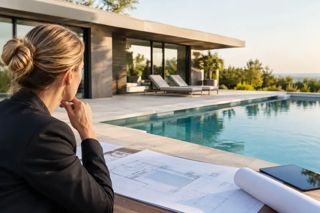 Individuelle Poolfertigung für Architekten