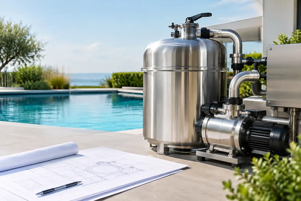 Nachhaltige Pooltechnik aus Edelstahl planen