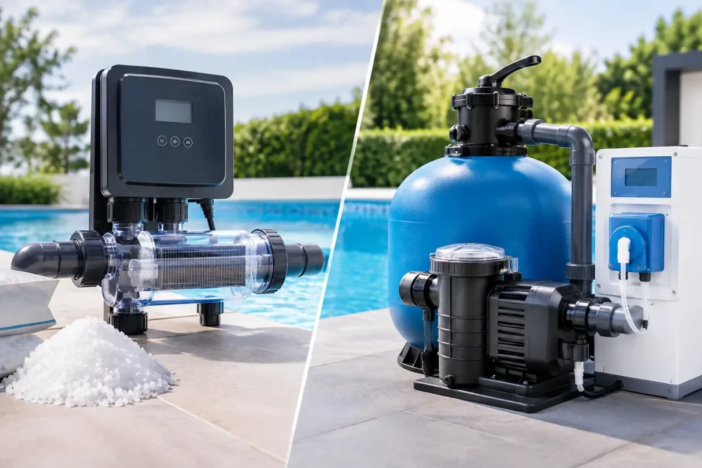 Salzelektrolyse versus Chloranlage: Was passt?