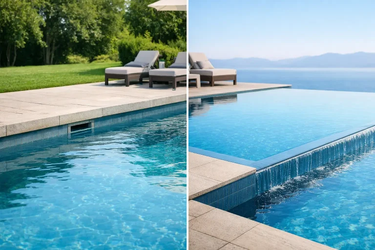 Skimmerpool oder Überlaufpool: Was passt besser?